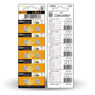 10x pilas boton ag3 lr41 192 1.55v - Imagen 3