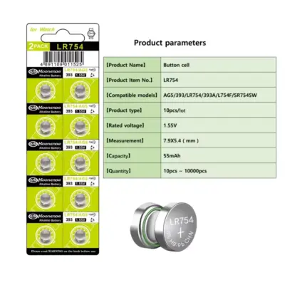 10x pilas boton ag3 lr41 192 1.55v - Imagen 2