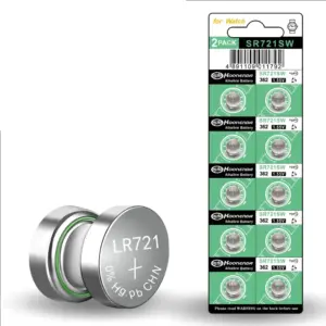 10x pilas boton AG11 362 SR721SW  1.55V