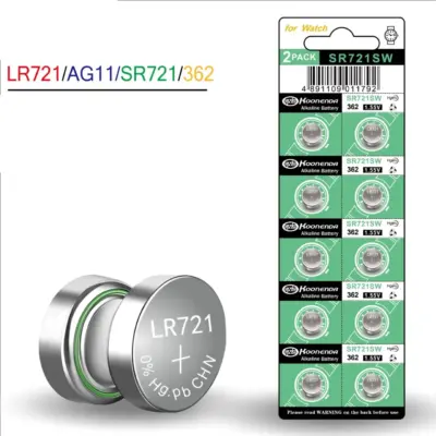 10x pilas boton AG11 362 SR721SW  1.55V - Imagen 4