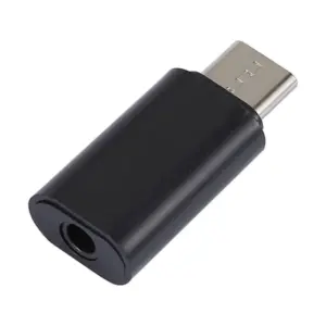 ADAPTADOR USB-C TIPO C 3.1 A JACK HEMBRA 3.5MM HUAWEI XIAOMI COLOR NEGRO ref2296