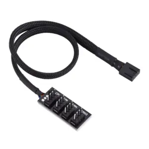 Cable ventilador Hub PWN 1 To 4-Pin PWM CPU Fan Hub Splitter Divisor