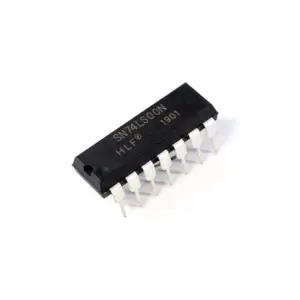 2x 74LS00 = SN74LS00N DIP-14 IC 4 Puertas NAND