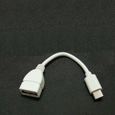 Cable Adaptador de datos USB-C Tipo C 3.1 Macho OTG USB 3.0 Hembra BLANCO