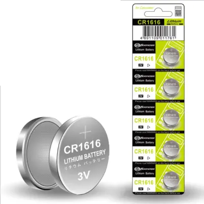 5x PILAS BOTON BATERIA CR1616 DE LITIO 3V LITHIUM BATTERY