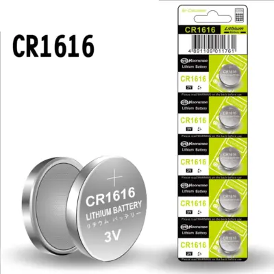 5x PILAS BOTON BATERIA CR1616 DE LITIO 3V LITHIUM BATTERY - Imagen 4