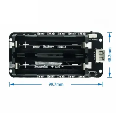 EXPANSION SHIELD BATERIA 2x18650 POWER BANK - Imagen 2