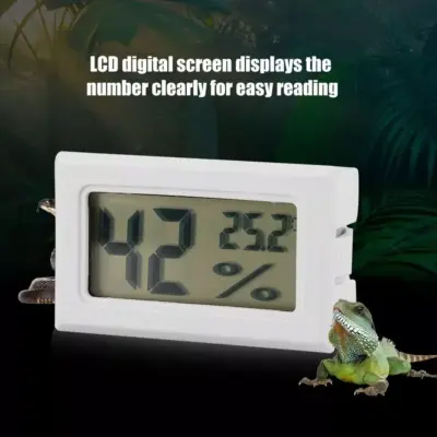 Termohigrometro Termometro LCD digital temperatura y humedad CON SONDA BLANCO - Imagen 9