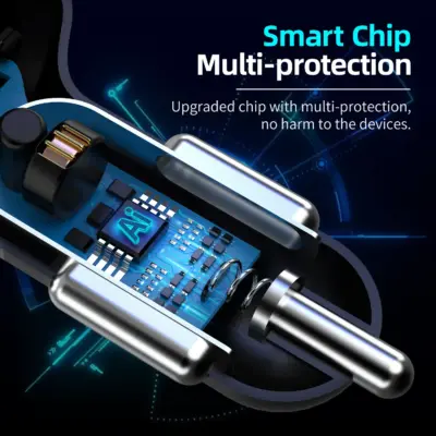 Cargador movil mechero coche Quick Charge 3.0 3.1A 4 puertos 48W 7A - Imagen 3