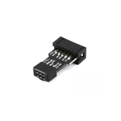 Adaptador ICSP de 10 a 6 vías compatible Usbasp, Usbisp, Avr