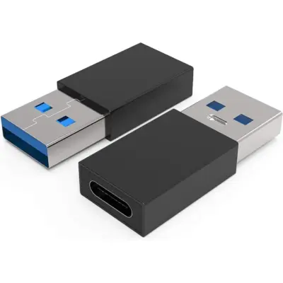 Adaptador Universal USB 3.0 Macho a Tipo C Hembra Funcion On The Go OTG Negro - Imagen 3
