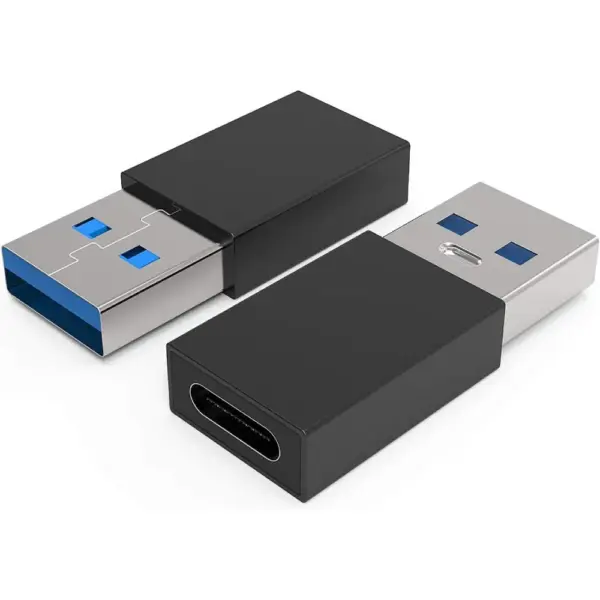 Adaptador Universal USB 3.0 Macho a Tipo C Hembra Funcion On The Go OTG Negro - Imagen 3