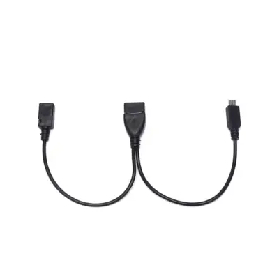 Cable Adaptador OTG 2 en 1 Micro Usb macho y hembra a USB 2.0 hembra - Imagen 2