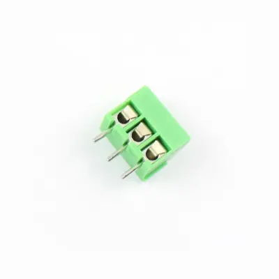 5x Bloque Terminal KF301-5.0mm Borna Clema Conexion 3 pines PCB VERDE - Imagen 5