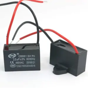 CONDENSADOR DE ARRANQUE CBB61 2.5UF 450V ac