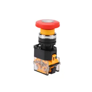 Interruptor de Botón Emergencia con Bloqueo Automático  LA38-11ZS