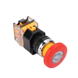 Interruptor de Botón Emergencia con Bloqueo Automático  LA38-11ZS