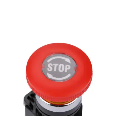 Interruptor de Botón Emergencia con Bloqueo Automático  LA38-11ZS - Imagen 3