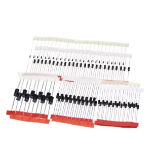 100x Diodo rectificador 1N4007,1N4148,1N5399,1N5408,1N5819,1N5822,FR107,FR207