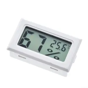 Termohigrometro termometro higrometro digital temperatura y humedad  Blanco
