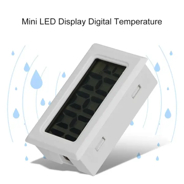 Termometro digital temperatura lcd nevera congelador exterior Blanco - Imagen 3