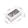 Termometro digital temperatura lcd nevera congelador exterior Blanco - Imagen 4
