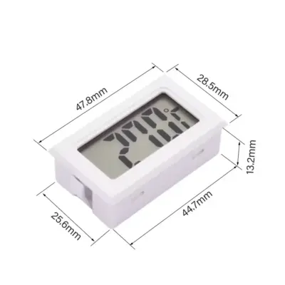 Termometro digital temperatura lcd nevera congelador exterior Blanco - Imagen 4