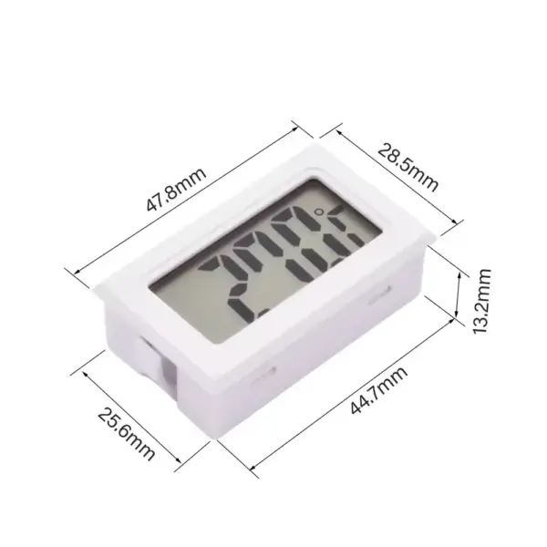 Termometro digital temperatura lcd nevera congelador exterior Blanco - Imagen 4