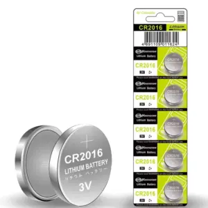 5x Pila boton bateria original Litio CR2016 3V DL2016 ER2016 GPR2016 Koonenda