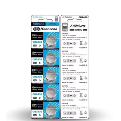 1x Pila boton bateria original Litio CR2430 3V DL2430 ER2430 GPR2430 Koonenda - Imagen 4