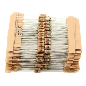 50x Resistencias 22 Kohm 22k OHM 5% 1/4w 0,25w carbón film pelicula