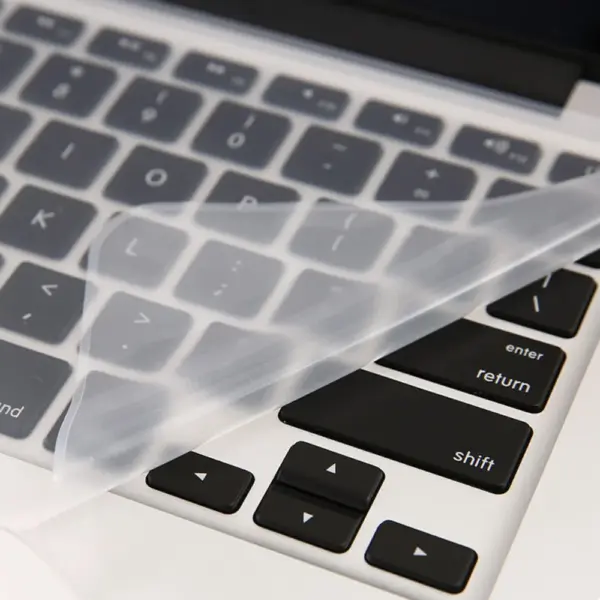 Protector teclado portatil 15" a 17" pulgadas universal de silicona - Imagen 3