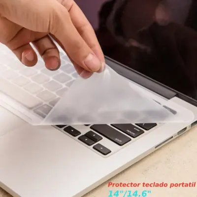 Protector teclado portatil 14" / 14.6" pulgadas universal de silicona