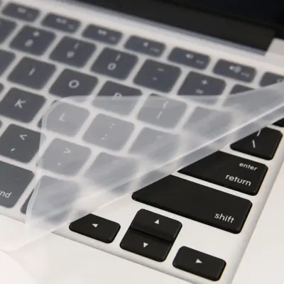 Protector teclado portatil 14" / 14.6" pulgadas universal de silicona - Imagen 3