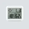 Termometro Digital LCD 4 en 1 temperatura humedad calendario confort Blanco - Imagen 2