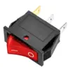 INTERRUPTOR ON OFF CON LUZ 220V ROJO RECTANGULAR KCD3 SPST 16A 220V - Imagen 2