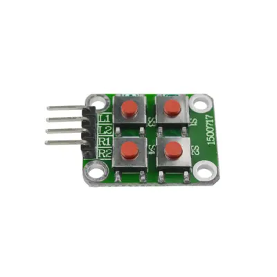 Modulo teclado de expansion externa MCU matriz microinterruptor 2x2 8 bits