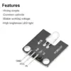Modulo emisor de luz LED para Arduino microcontrolador de 5 mm Blanco - Imagen 3