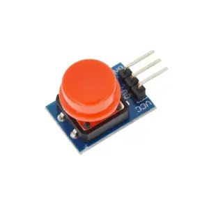 Modulo Boton Pulsador interruptor tactil 12x12mm Arduino  Raspberry PI Rojo