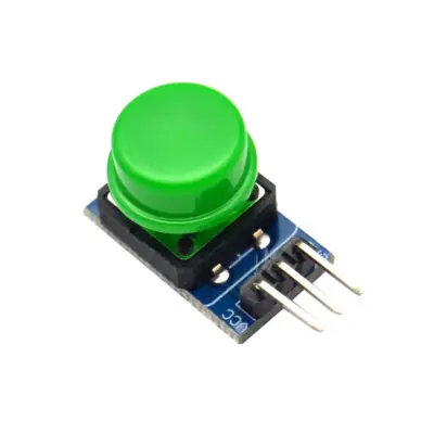 Modulo Boton Pulsador interruptor tactil 12x12mm Arduino  Raspberry PI Verde