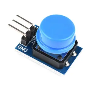 Modulo Boton Pulsador interruptor tactil 12x12mm Arduino  Raspberry PI Azul
