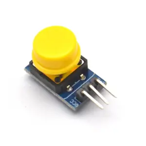 Modulo Boton Pulsador interruptor tactil 12x12mm Arduino  Raspberry PI Amarillo