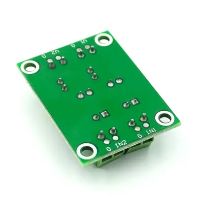 Modulo Optoacoplador Placa de Aislamiento de 2 Canales PC817 3.6-24VDC - Imagen 2