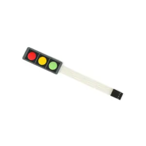 Interruptor Boton de membrana 1×2 teclas Matriz de teclado Arduino 3 colores
