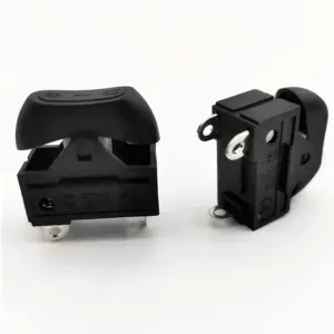 Interruptor basculante 3 posiciones secador de pelo  250V 10A SPDT 3 Pin NEGRO