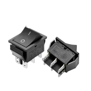 INTERRUPTOR BASCULANTE SPDT 6 PINES Y 2 POSICIONES ON-OFF CON  KCD4 220V 16A