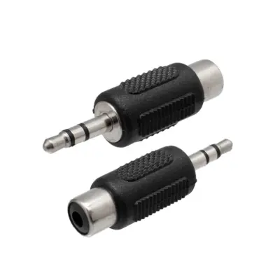 Conector adaptador de audio Jack macho stereo de 3.5mm a mono (RCA) - Imagen 2