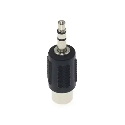 Conector adaptador de audio Jack macho stereo de 3.5mm a mono (RCA) - Imagen 3