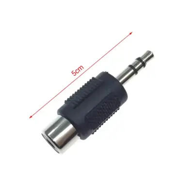 Conector adaptador de audio Jack macho stereo de 3.5mm a mono (RCA) - Imagen 4