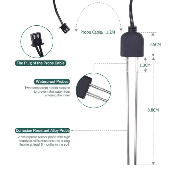 MODULO SENSOR DE HUMEDAD DE SUELO HD-38 HIGROMETRO ANTICORROSIVO - Imagen 3